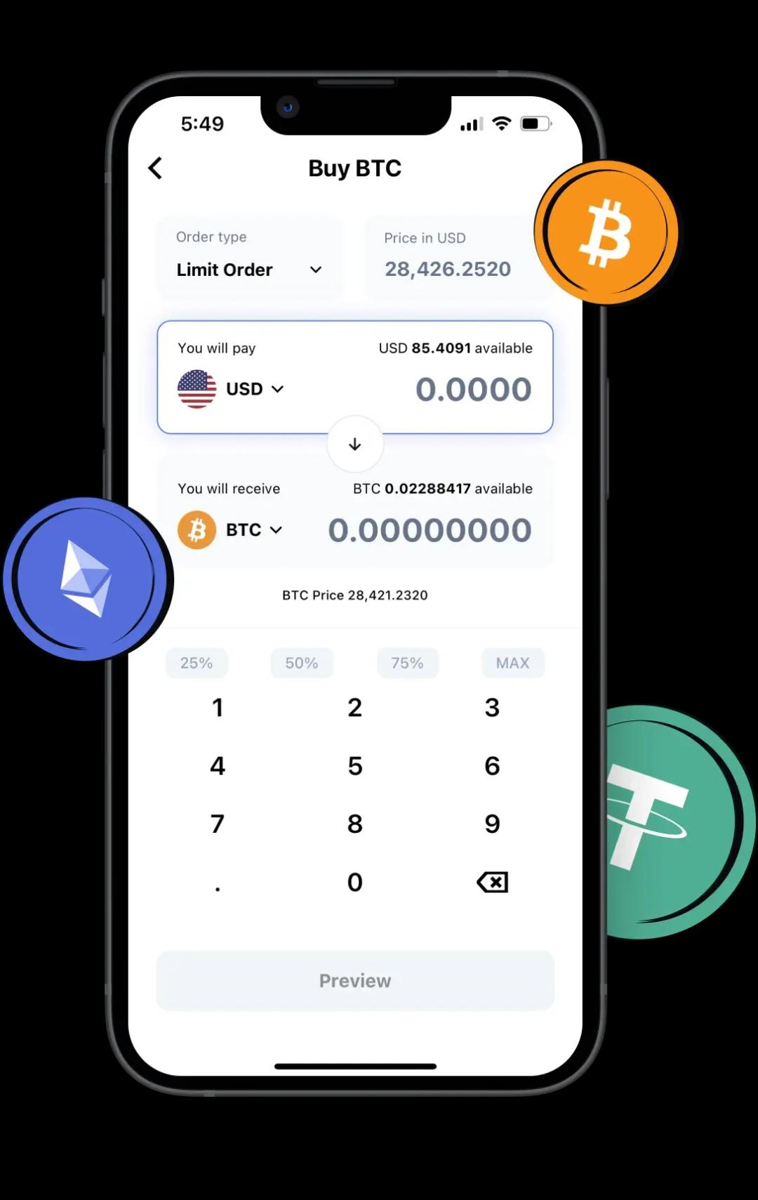 Spot and Limit Orders